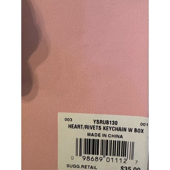 Vintage OG gold juicy couture very rare black Leather w/gold coin rivets heart J - Picture 7 of 9